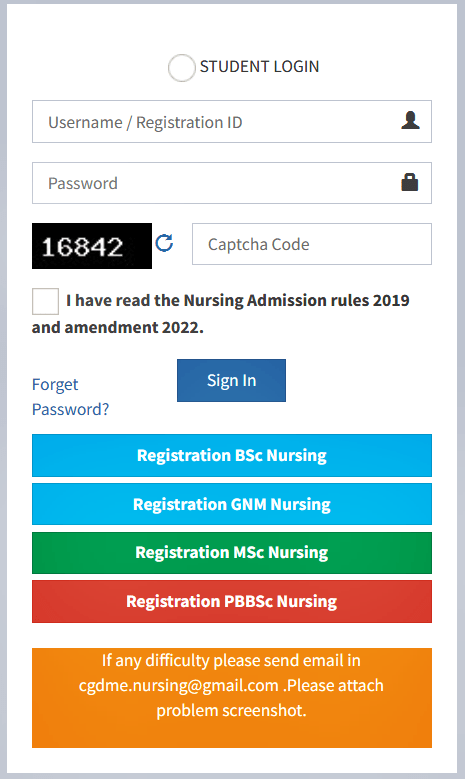 CG BSC Nursing Counselling link